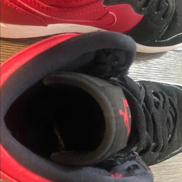 Nike Air Jordan 1 High “Red Black” Sneakers - Picture 9 of 11